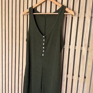 Olive green jumpsuit
